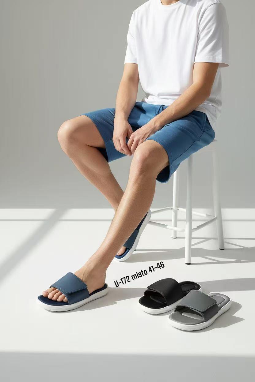 Großhändler ALTAMODA SHOES - Hausschuhe mit flexiblen Sohlen mit vollem Klettverschluss