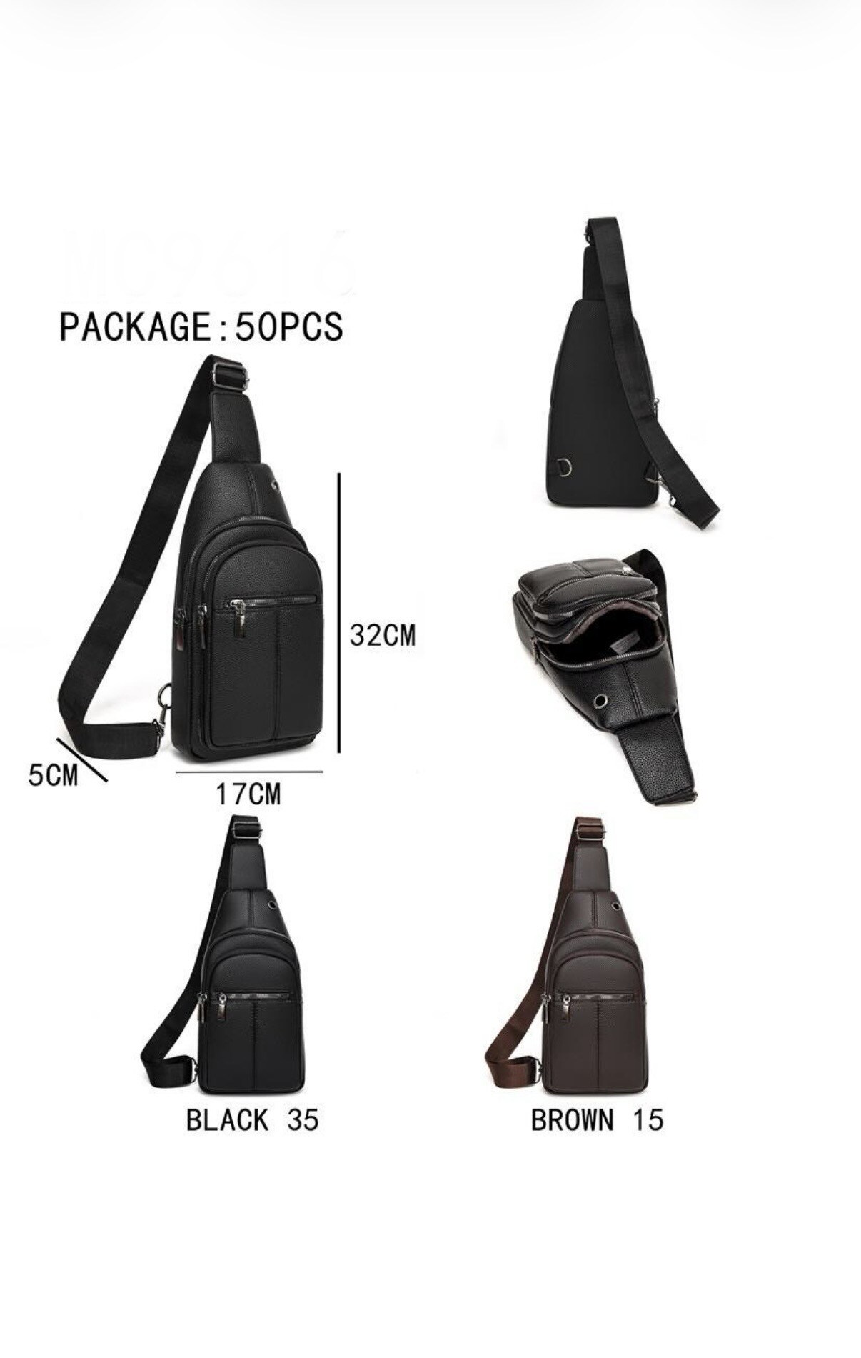 Grossista AMANDA CLOTHING BAGS AND ACCESSORIES - MARSUPI IN ECOPELLE CON CERNIERE MISURA 32*5*17 CM