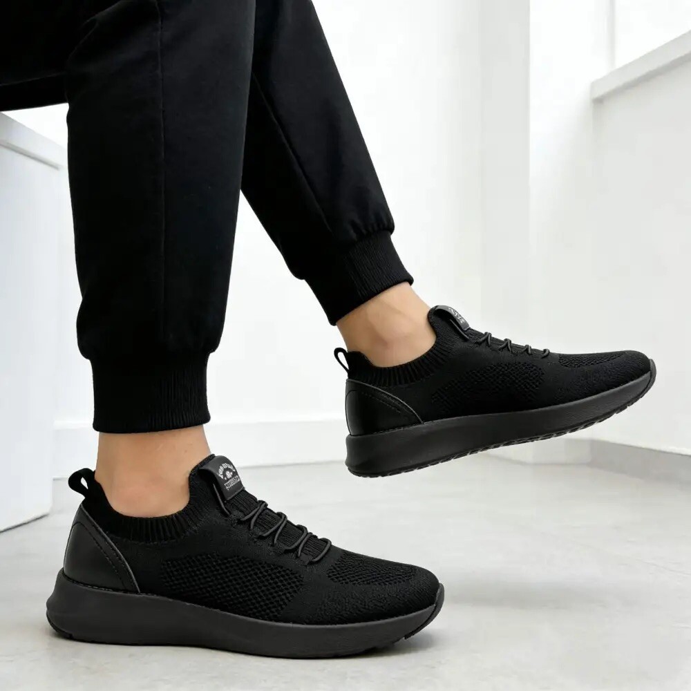 Wholesaler AMANDA SHOES - MEN'S STRETCH SNEAKER SIZE 40-45 SOFT INSOLE