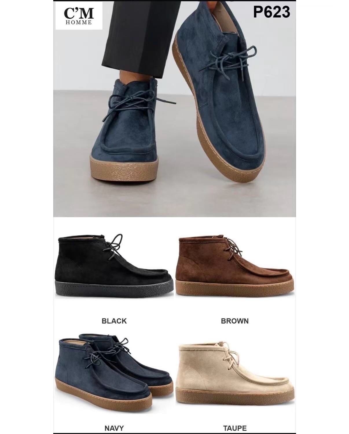 Grossiste AMANDA SHOES - Bottines tendance pour homme