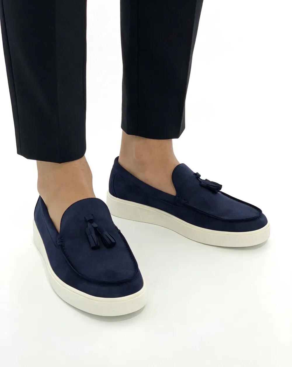 Wholesaler AMANDA SHOES - SUEDE LOAFER 40-45 SOFT INSOLE