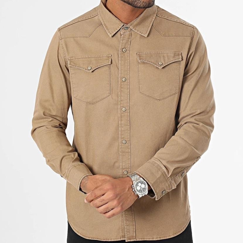 Wholesaler BARON PRESTIGE 1983 - Men's long-sleeved casual style shirt