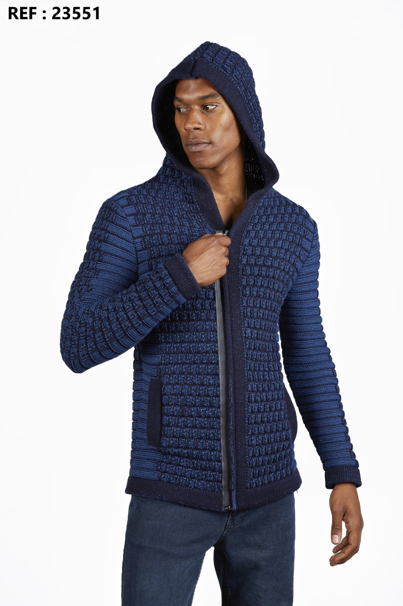 Wholesaler BARON PRESTIGE 1983 - hooded wool vest