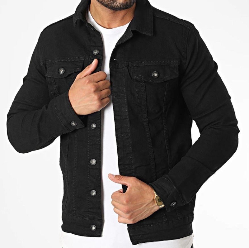 Wholesaler BARON 1983 - BLACK DENIM JACKET