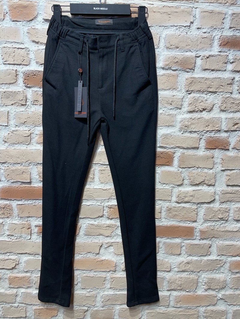 Wholesaler BARON PRESTIGE 1983 - Casual Black Drawstring Trousers