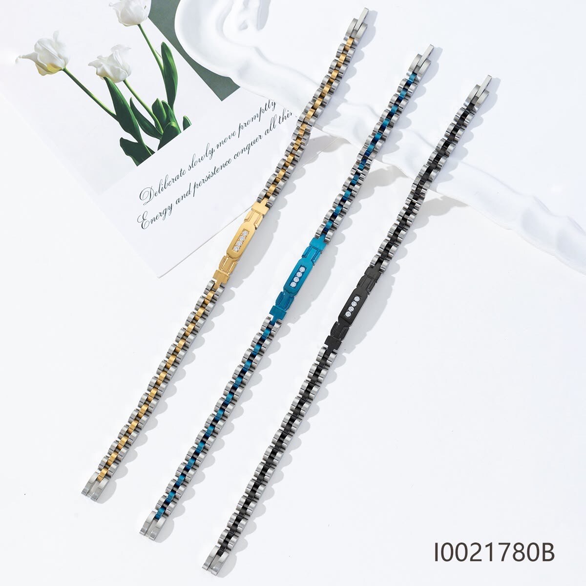 Grossiste BEA & CLARA - Bracelet homme en acier inoxydable