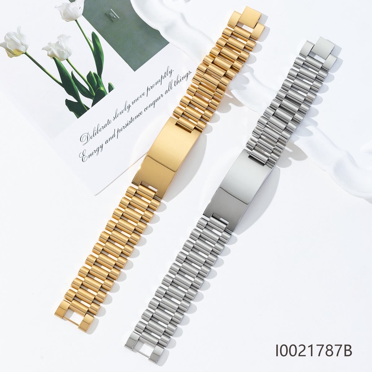 Grossiste BEA & CLARA - Bracelet homme en acier inoxydable