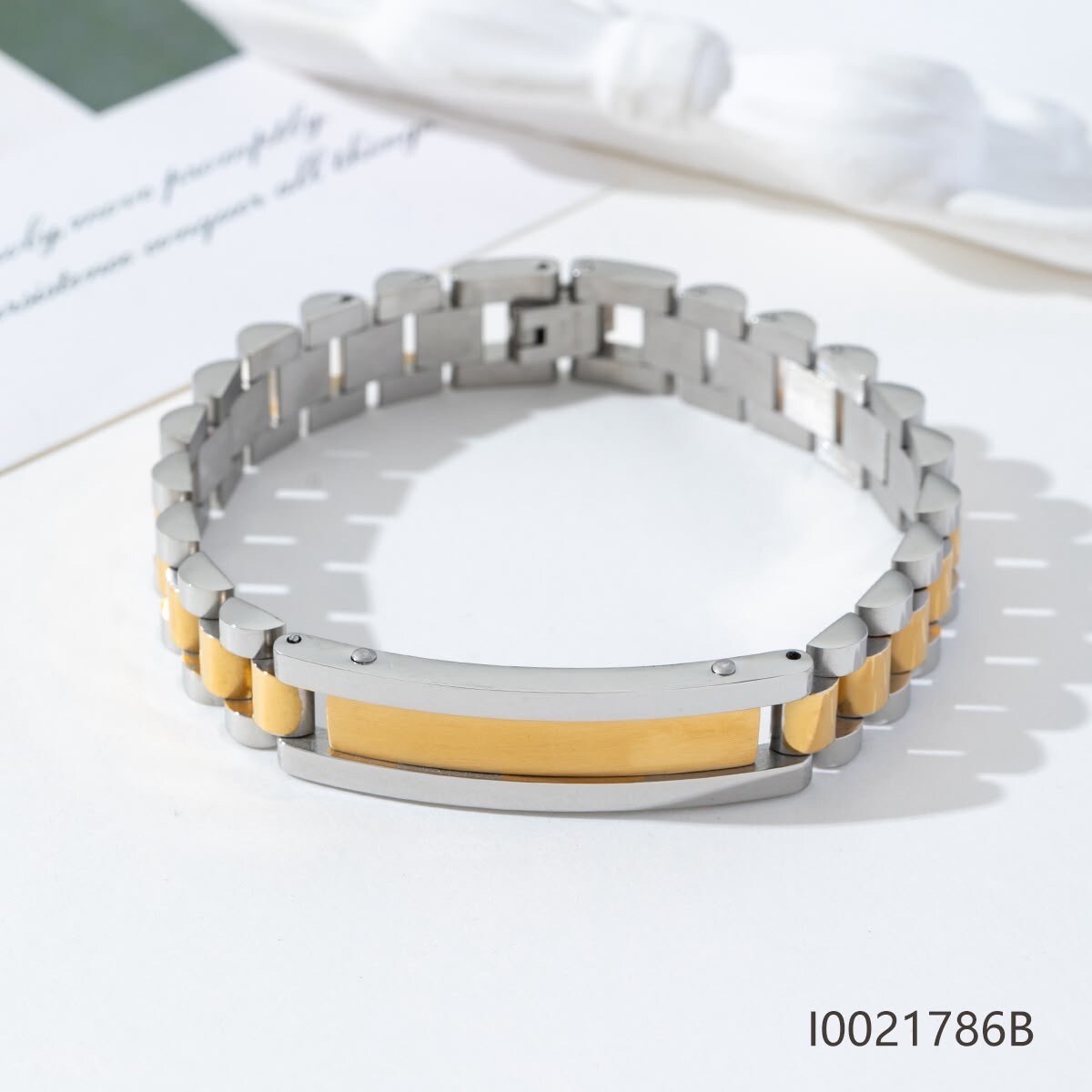 Grossiste BEA & CLARA - Bracelet homme en acier inoxydable