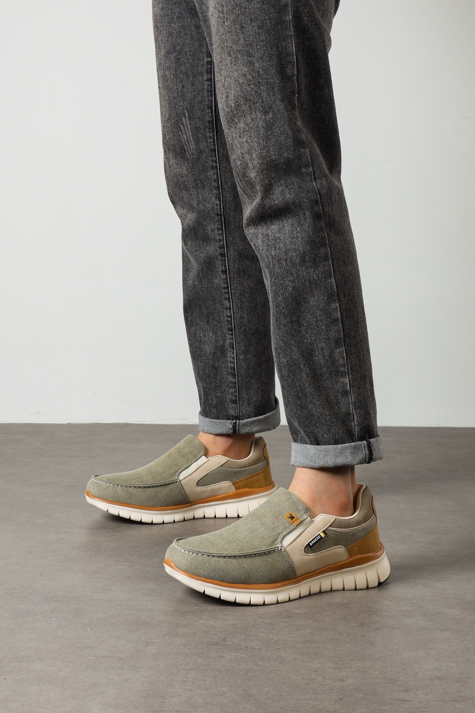 Wholesaler Bello Star - Comfort fabric slip-on sneakers