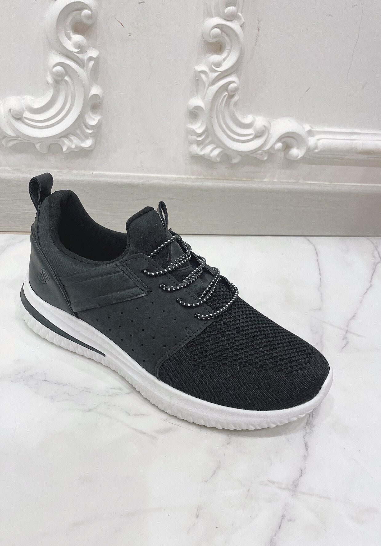 Grossiste Bello Star - Baskets  homme classique en mix matiere
