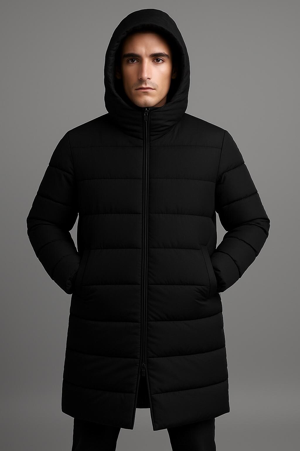 Wholesaler Berry Denim - Long puffer jacket