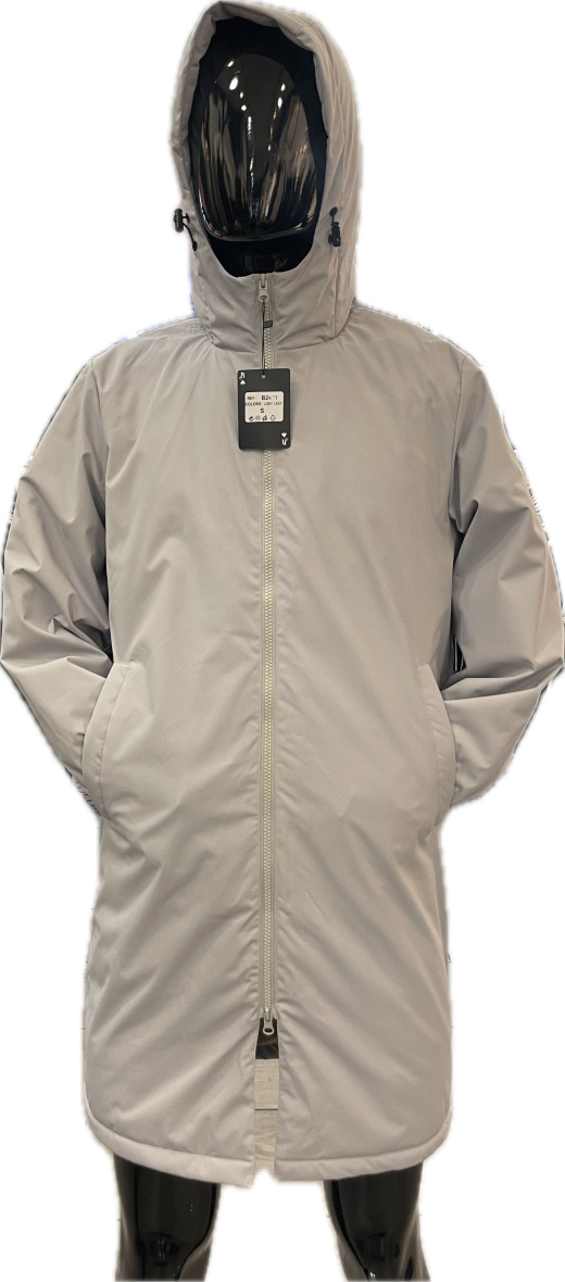 veste long - Gris Clair - 1 - grand format