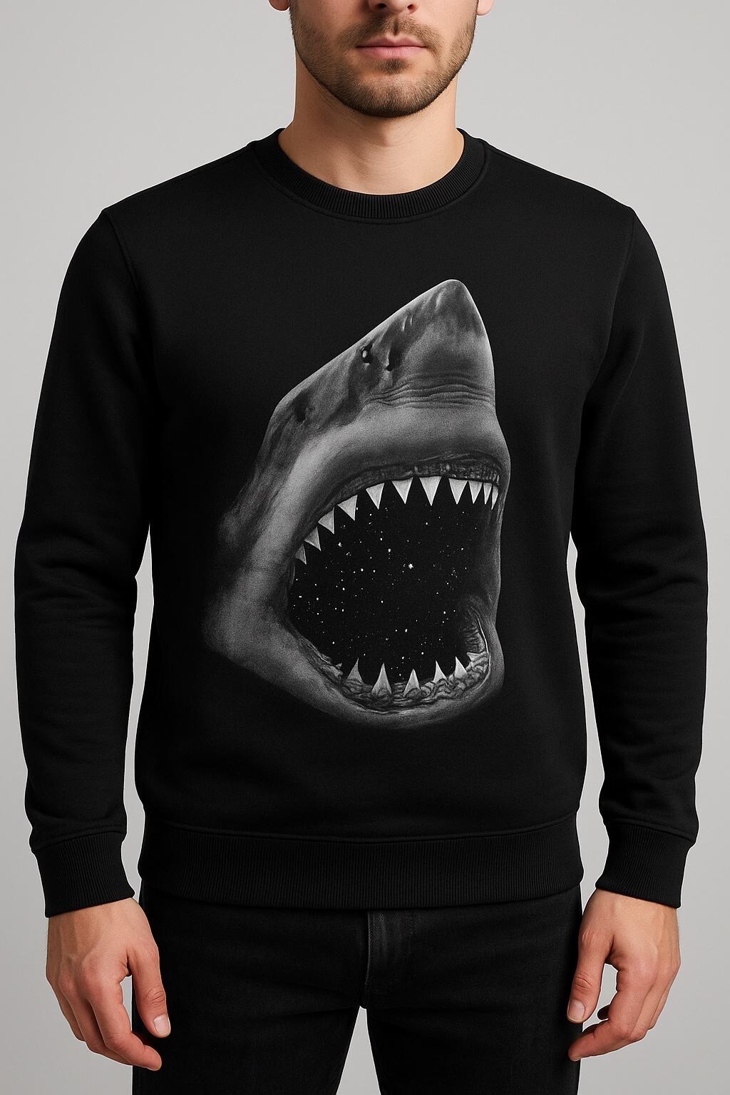 Wholesaler Berry Denim - Shark print sweatshirt