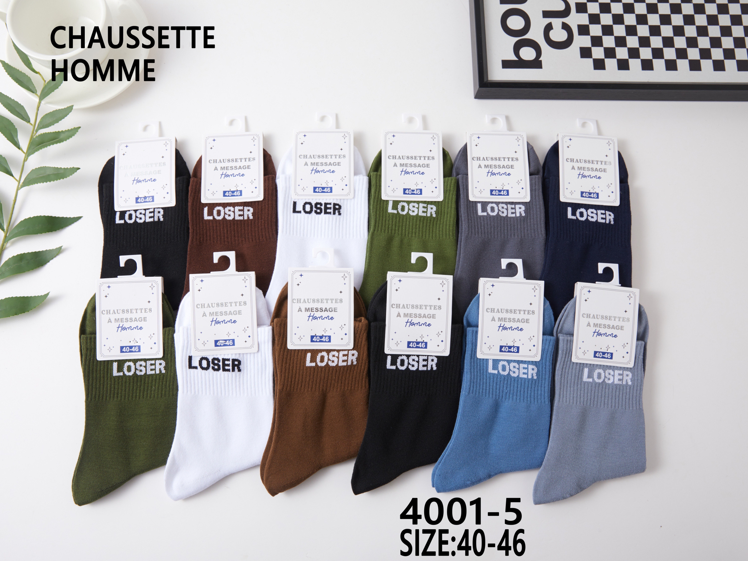 Grossiste Best Fashion - CHAUSSETTE LOSER