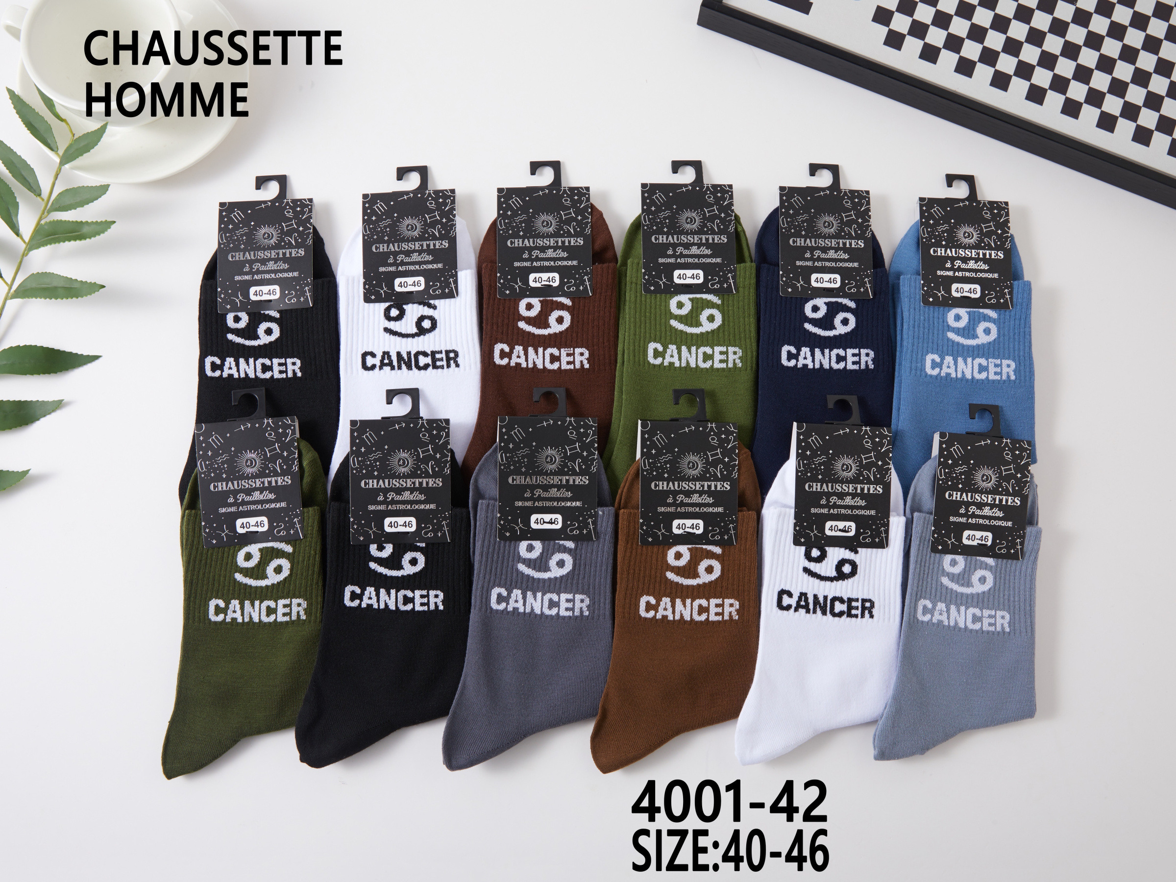Grossiste Best Fashion - CHAUSSETTE CANCER