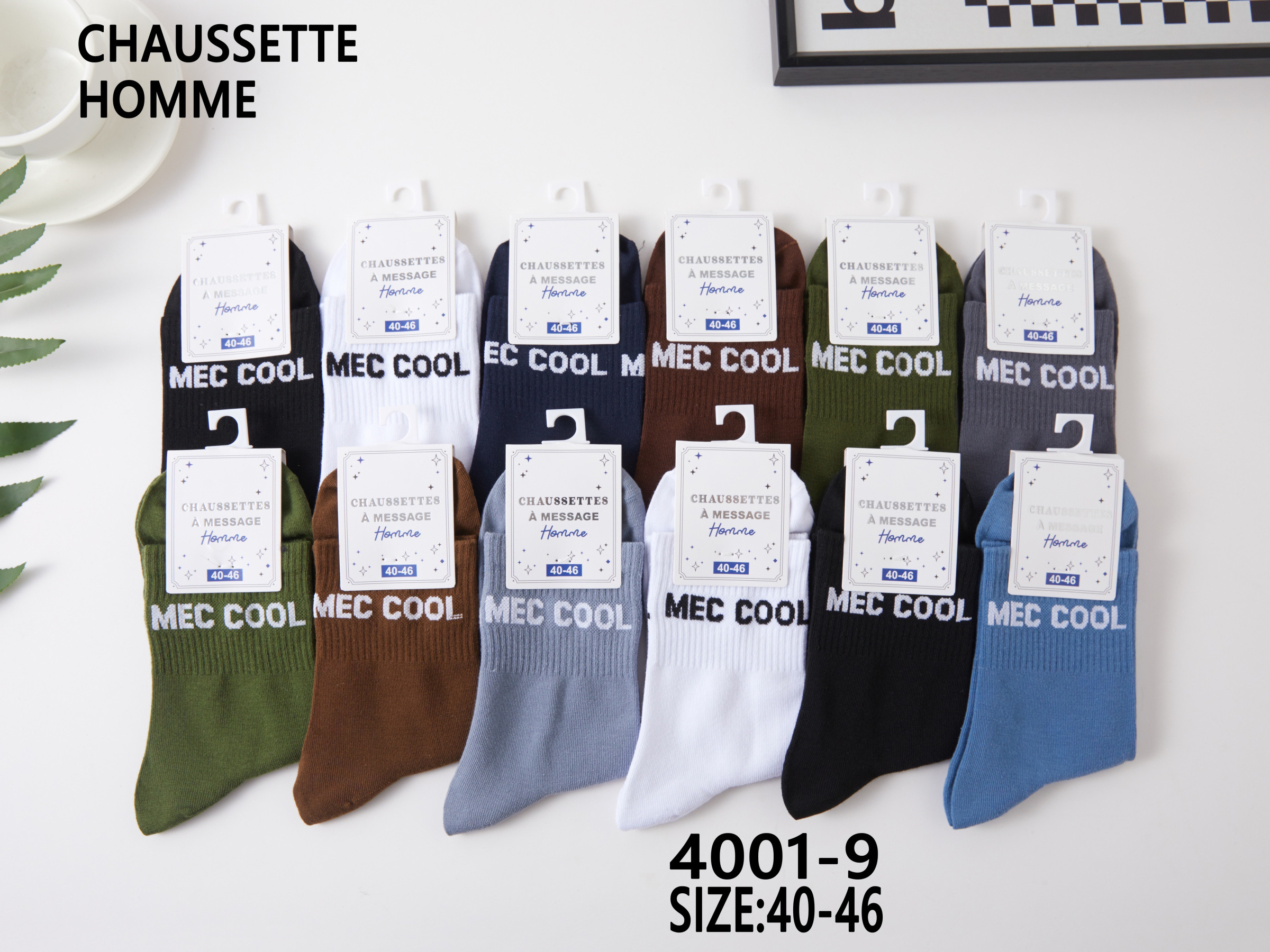 Grossiste Best Fashion - CHAUSSETTE MEC COOL