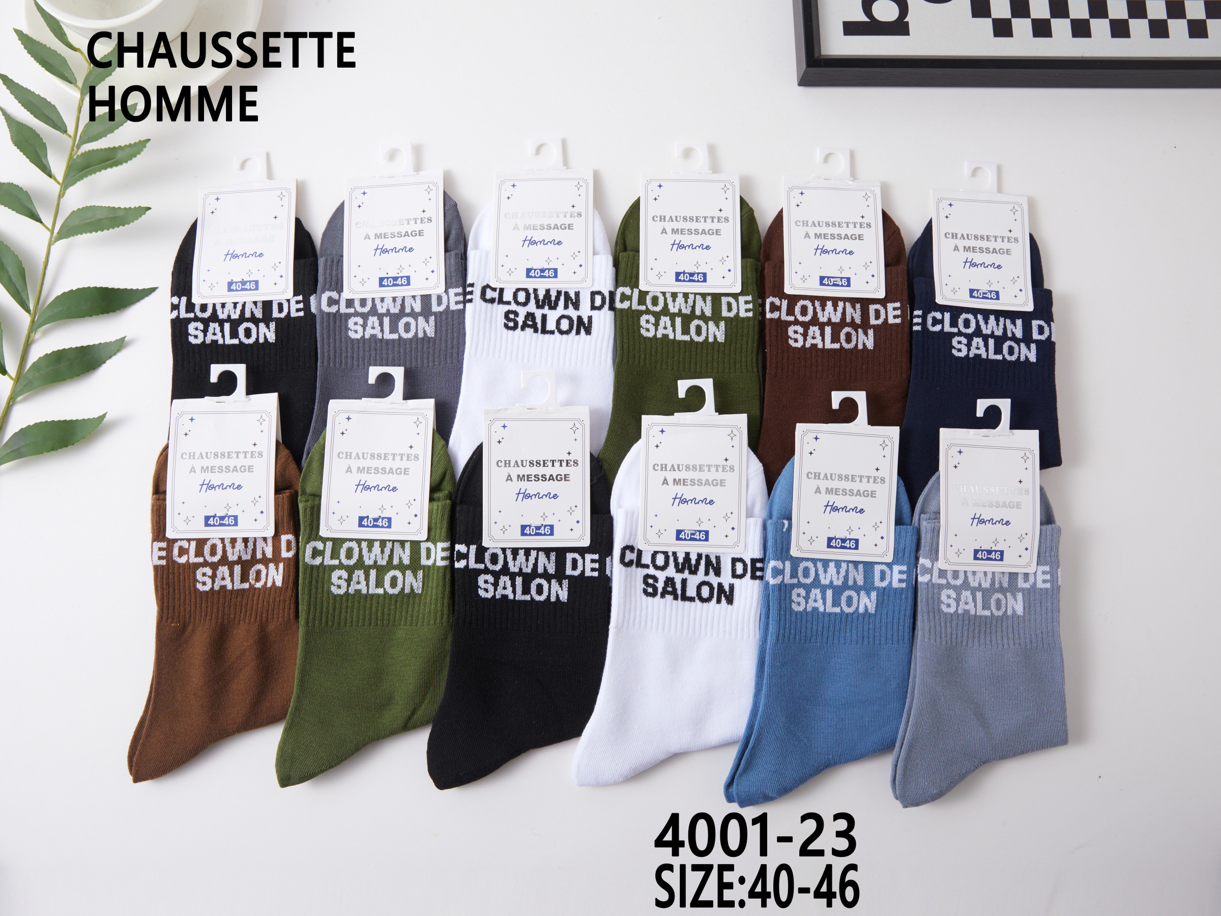 Grossiste Best Fashion - CHAUSSETTE CLOWN DE SALON