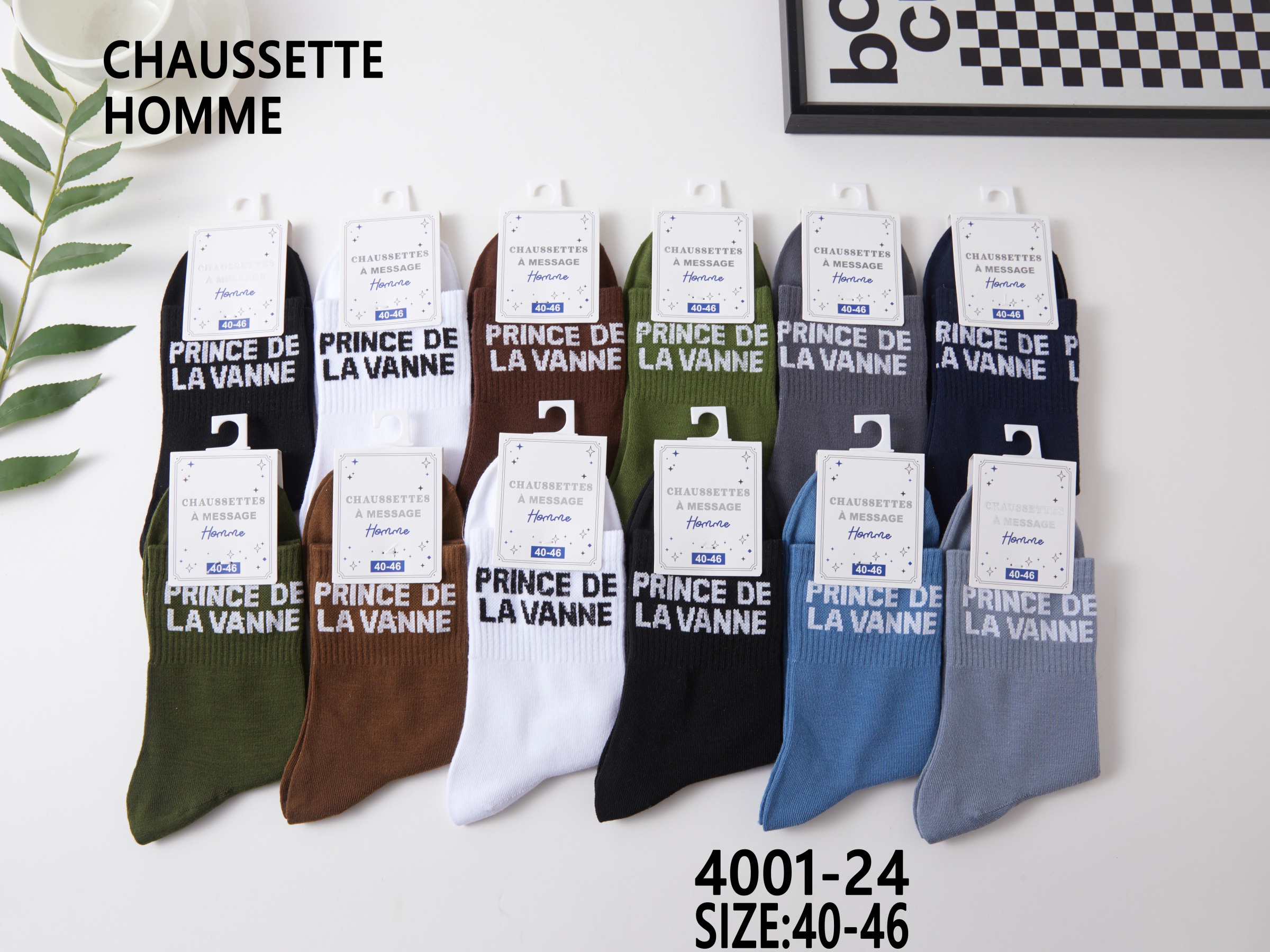 Grossiste Best Fashion - CHAUSSETTE PRINCE DE LA VANNE