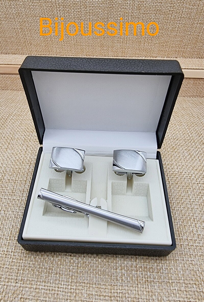 Mayorista Bijoussimo - Cufflink with clip with box