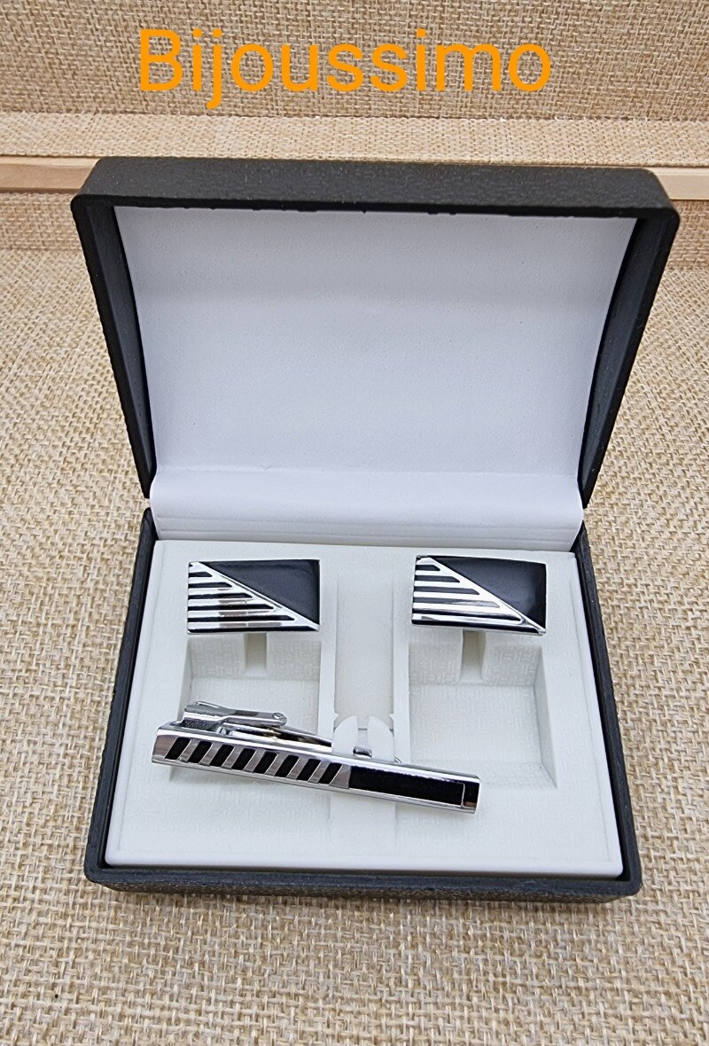 Mayorista Bijoussimo - Cufflink with clip with box