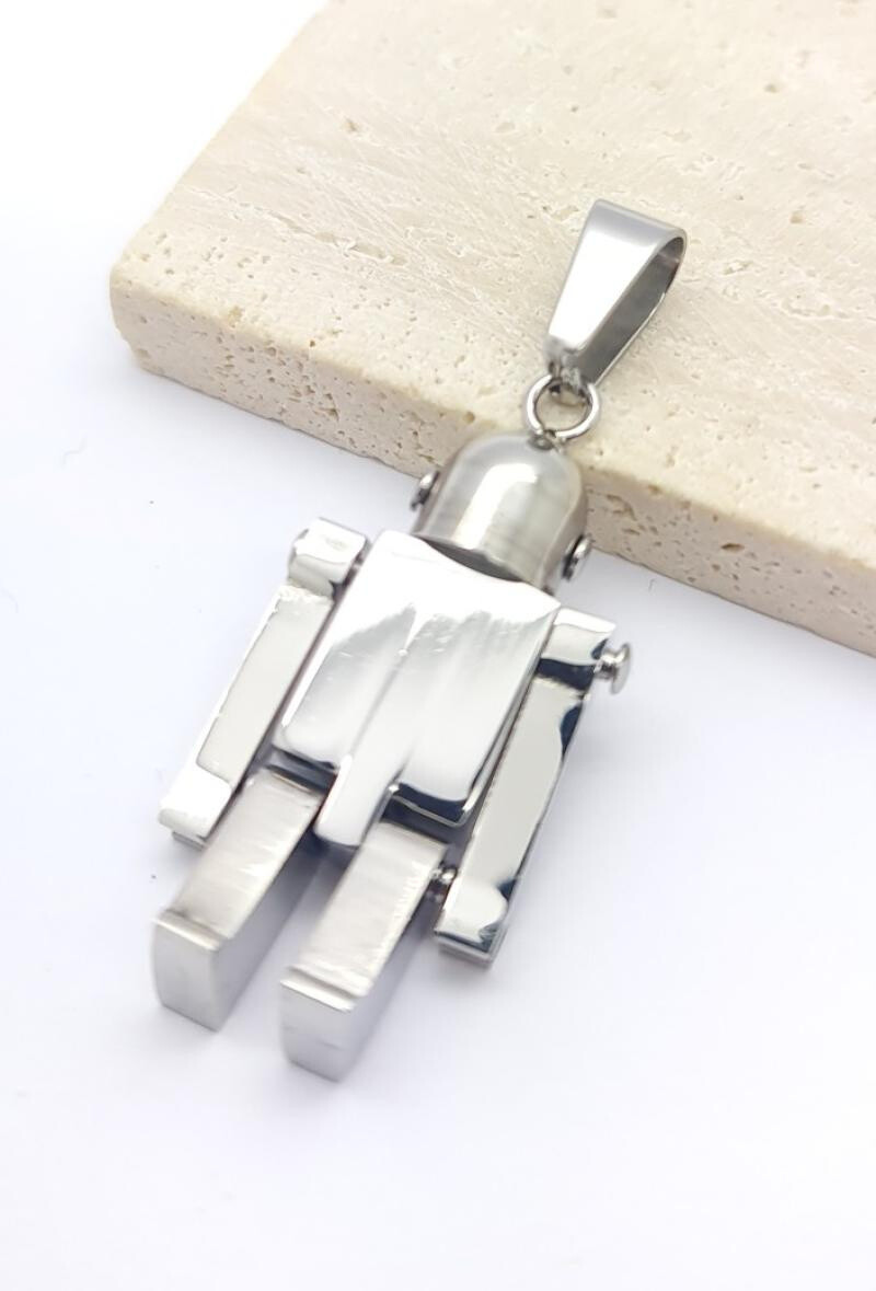 Wholesaler Bijoussimo - Articulated robot steel pendant