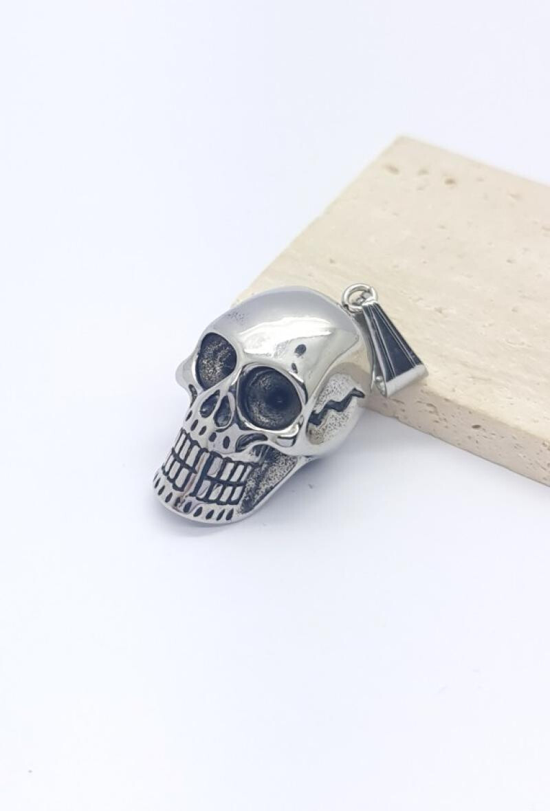 Wholesaler Bijoussimo - Steel skull pendant