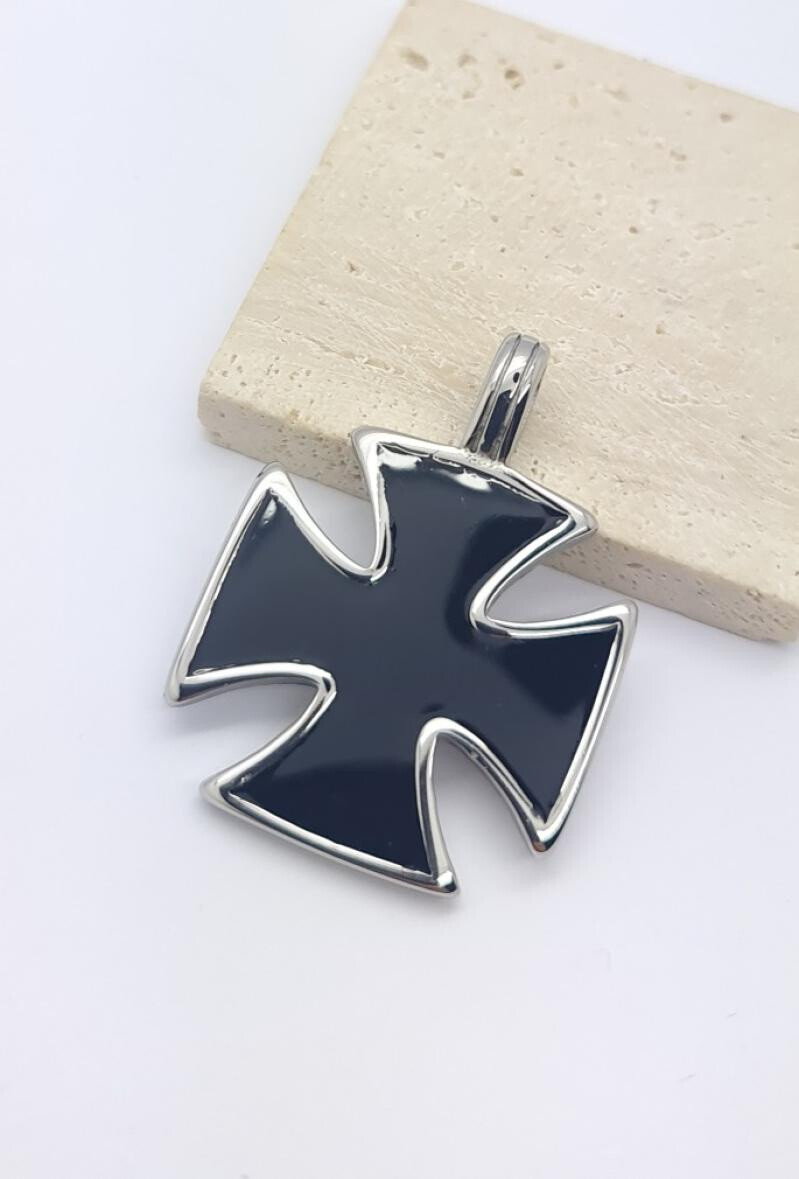 Wholesaler Bijoussimo - Iron cross steel pendant