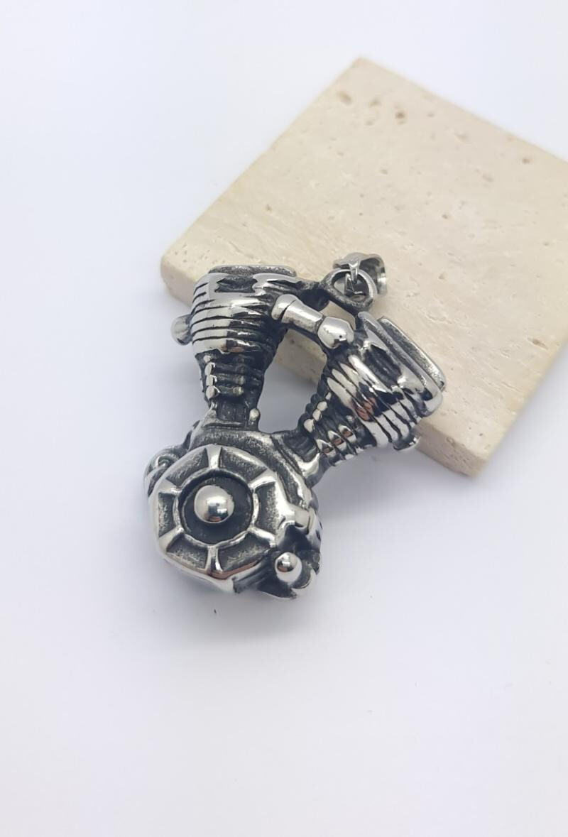 Wholesaler Bijoussimo - Harley engine steel pendant