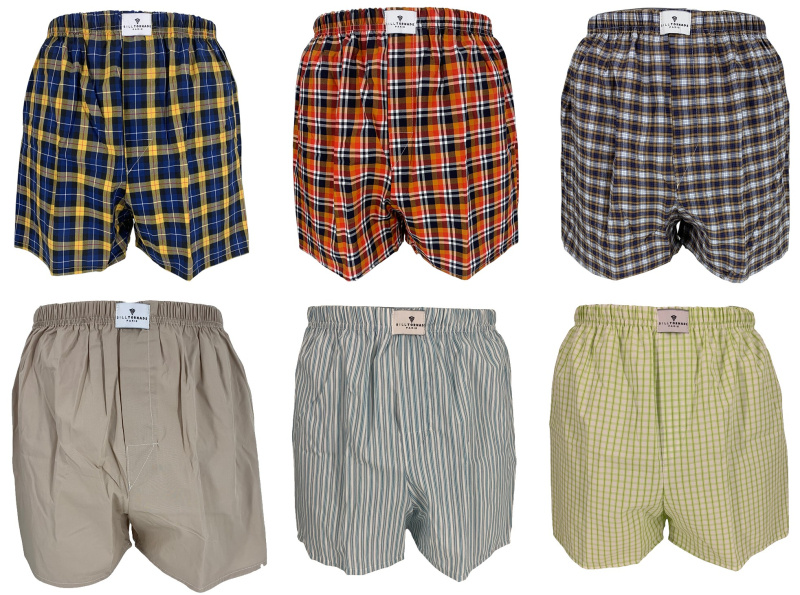 Wholesaler Bill Tornade - Bill Tornado Cotton Woven Boxer Shorts