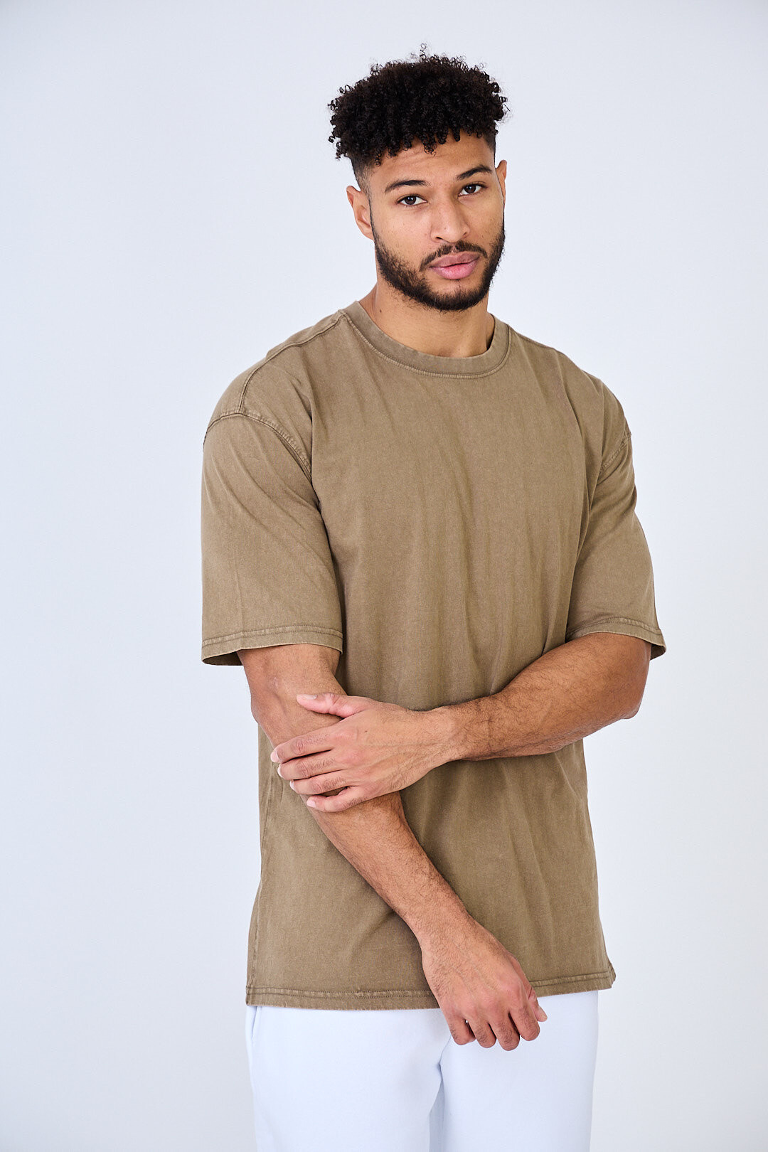 Wholesaler Black Industry - T 002 OVERSIZE BLACK VINTAGE