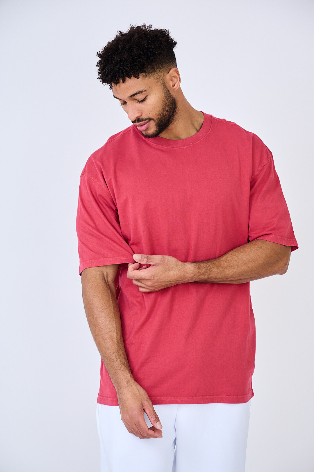 Wholesaler Black Industry - T 002 OVERSIZE BLACK VINTAGE