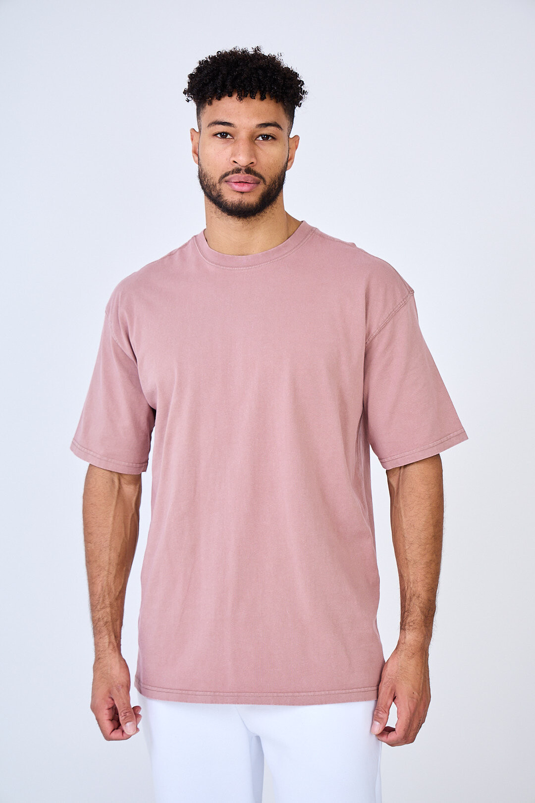 Wholesaler Black Industry - T 002 OVERSIZE BLACK VINTAGE