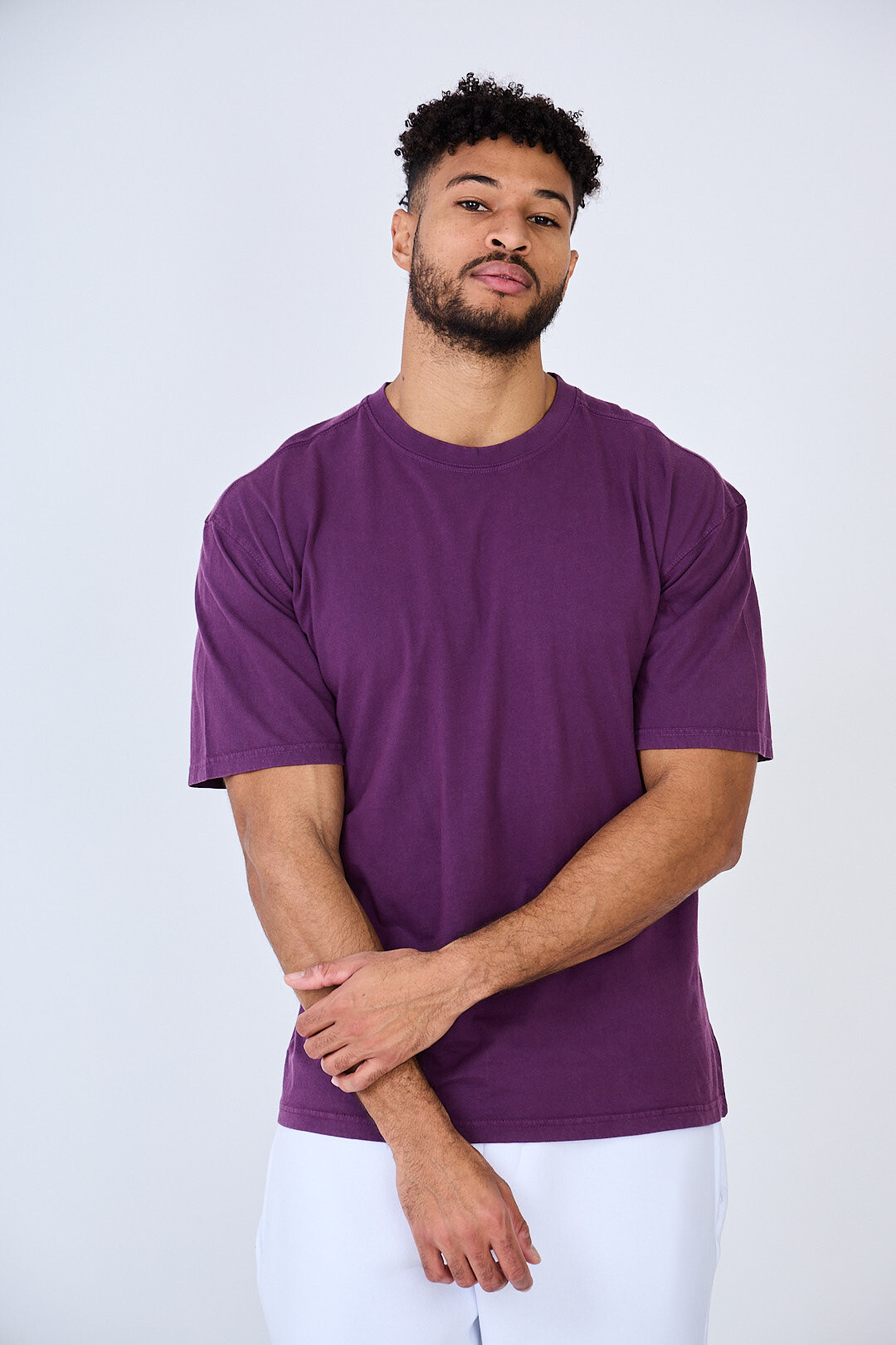Wholesaler Black Industry - T 002 OVERSIZE BLACK VINTAGE