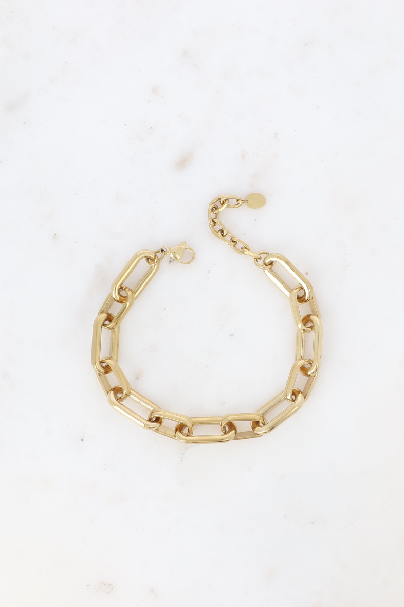 Grossista Bohm - Bracciale - tipo unisex, maglie ovali allungate