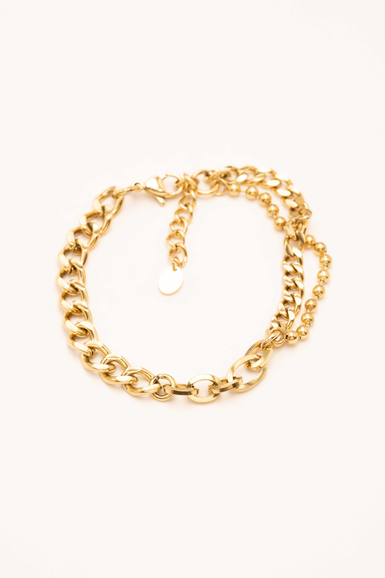 Wholesaler Bohm - Morgane necklace - UNISEX - mesh and stainless steel ball chain