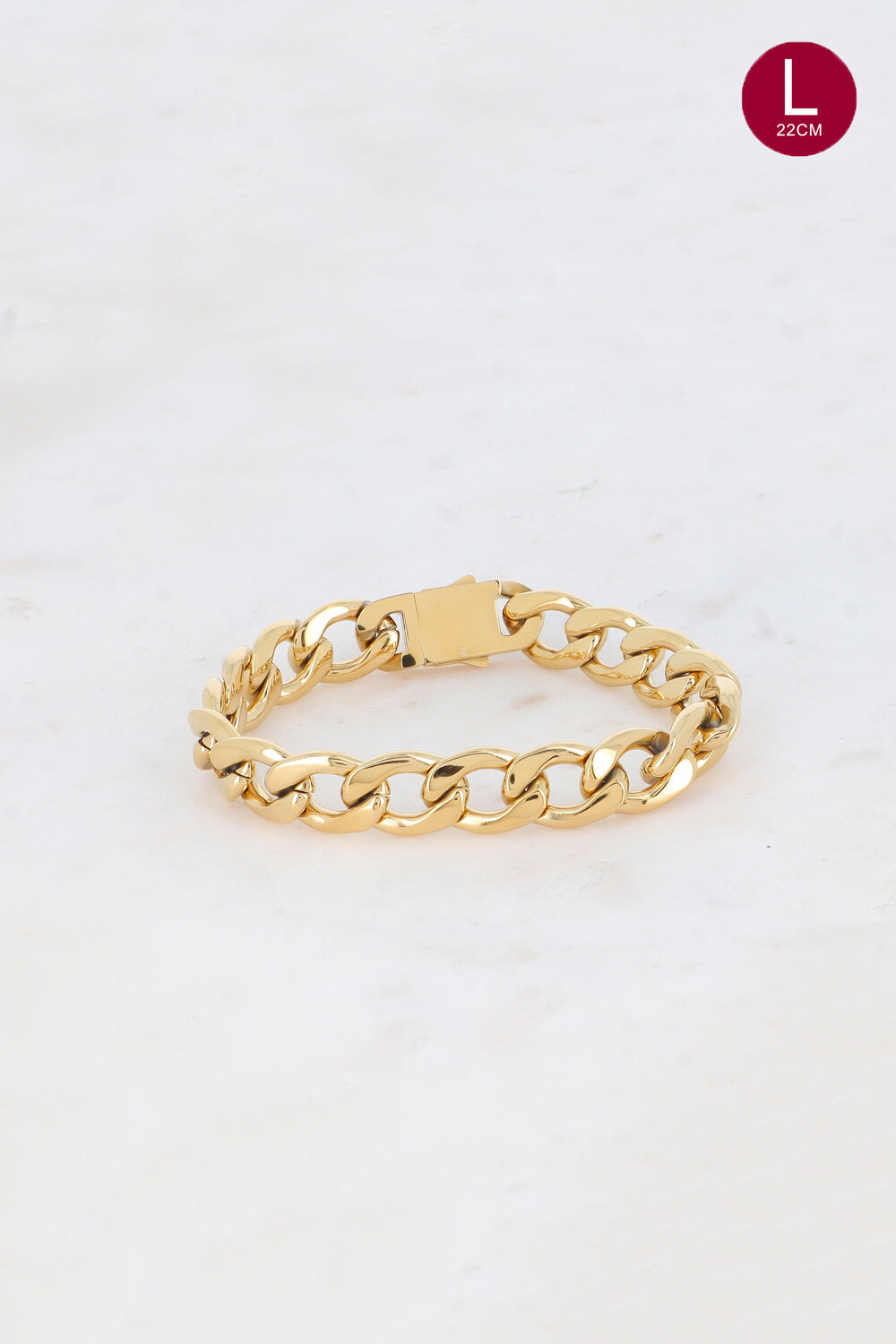 Wholesaler Bohm - UNISEX bracelet - 20 CM curb chain
