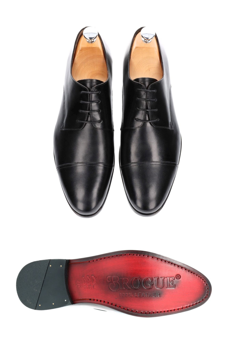 Mayorista BROGUE - DERBIES CON PUNTERA NEGRA 100% PIEL