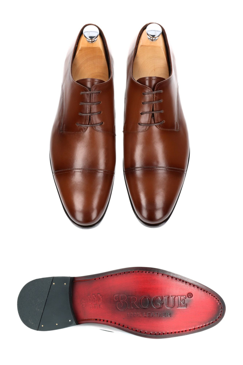 Mayorista BROGUE - DERBIES CON PUNTERA NEGRA 100% PIEL