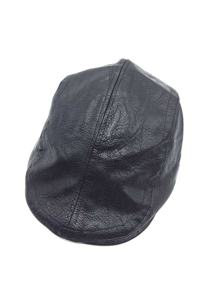 Wholesaler By Oceane - SIMPLE MEN'S CAP IN FAKE LEATHER