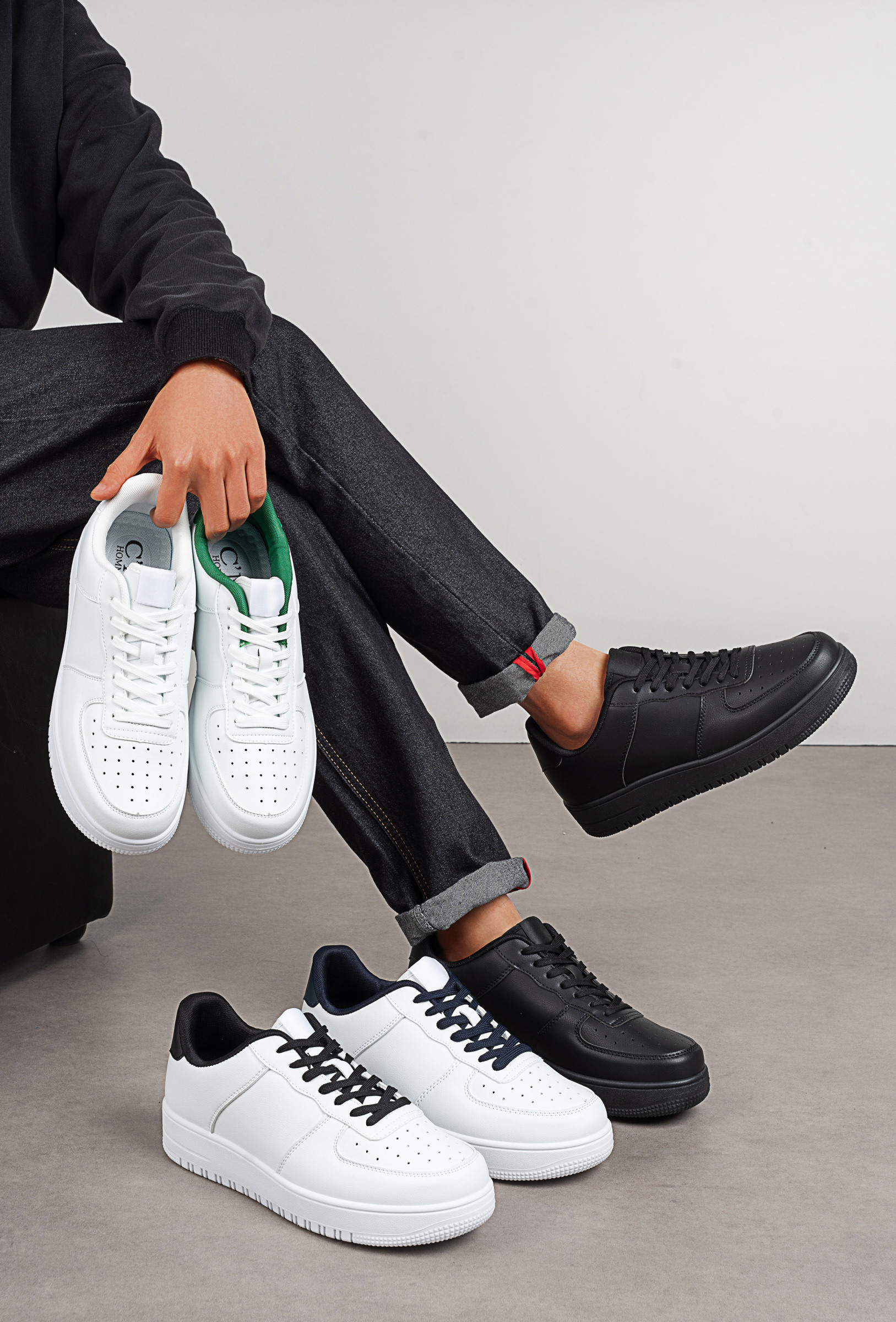 Großhändler C'M Homme - Herren Urban-Platform-Sneaker
