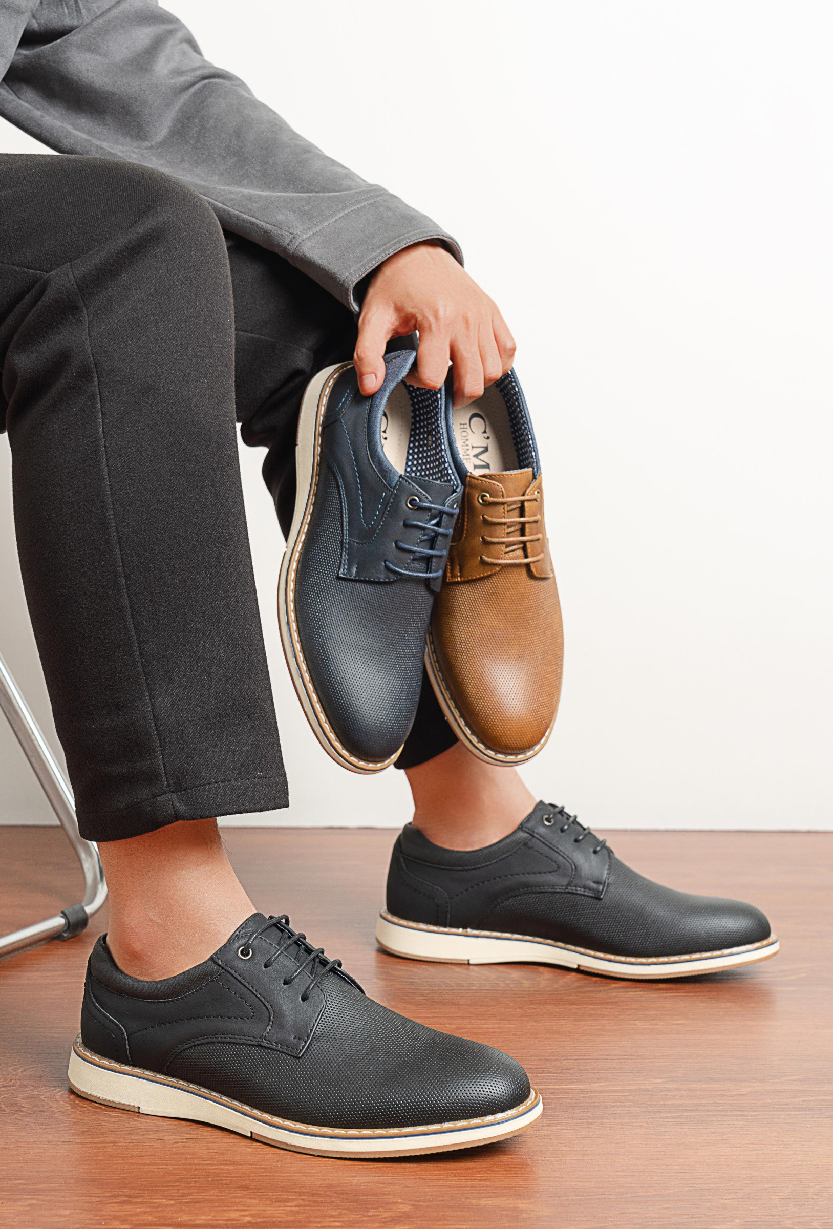 Großhändler C'M Homme - Herren-Derbyschuhe