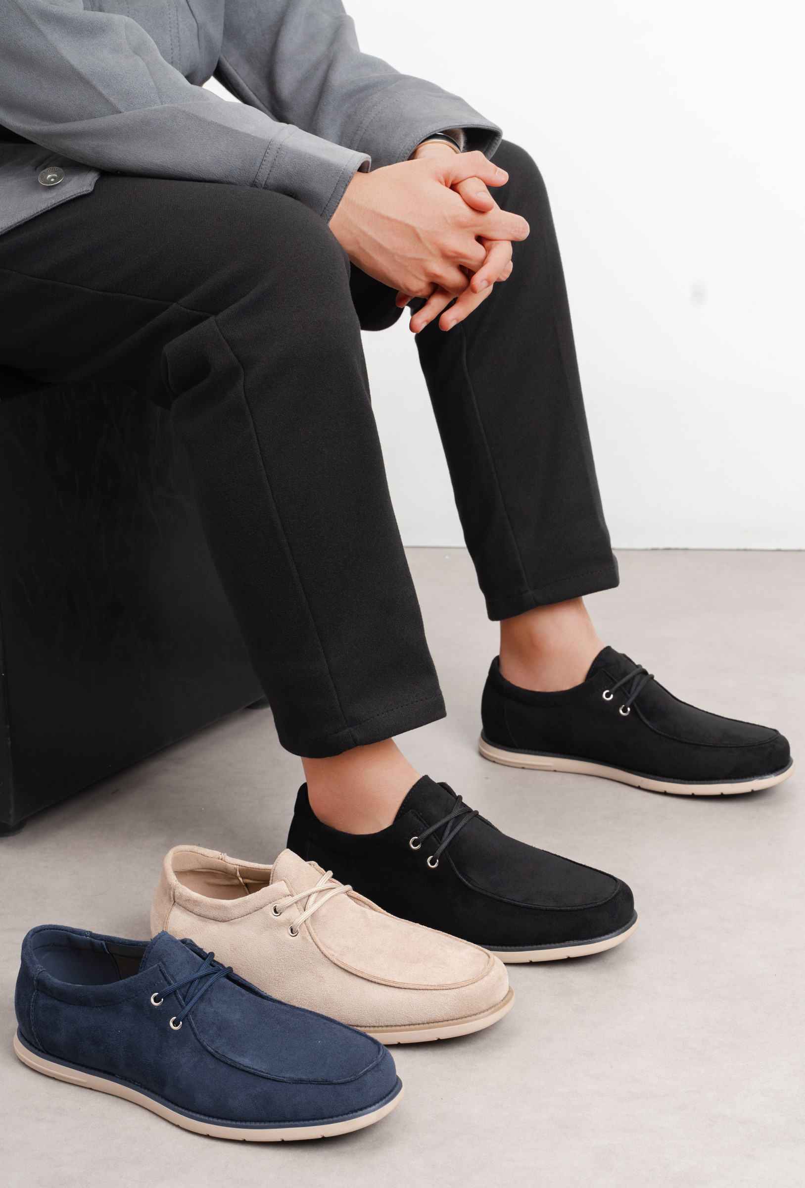 Wholesaler C'M Homme - Minimalist Comfort Suede Loafers