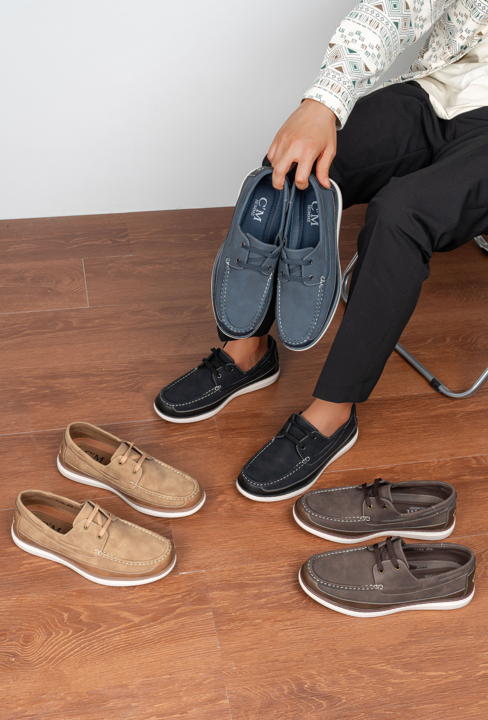 Wholesaler C'M Homme - Men's Casual Boat Shoes