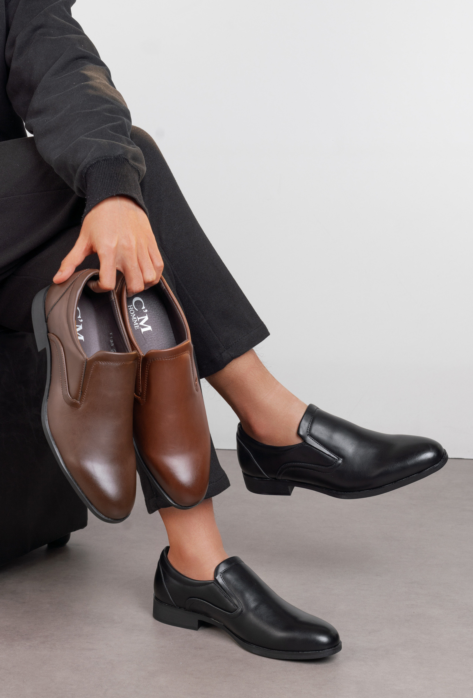 Großhändler C'M Homme - Elegante Slipper-Mokassins