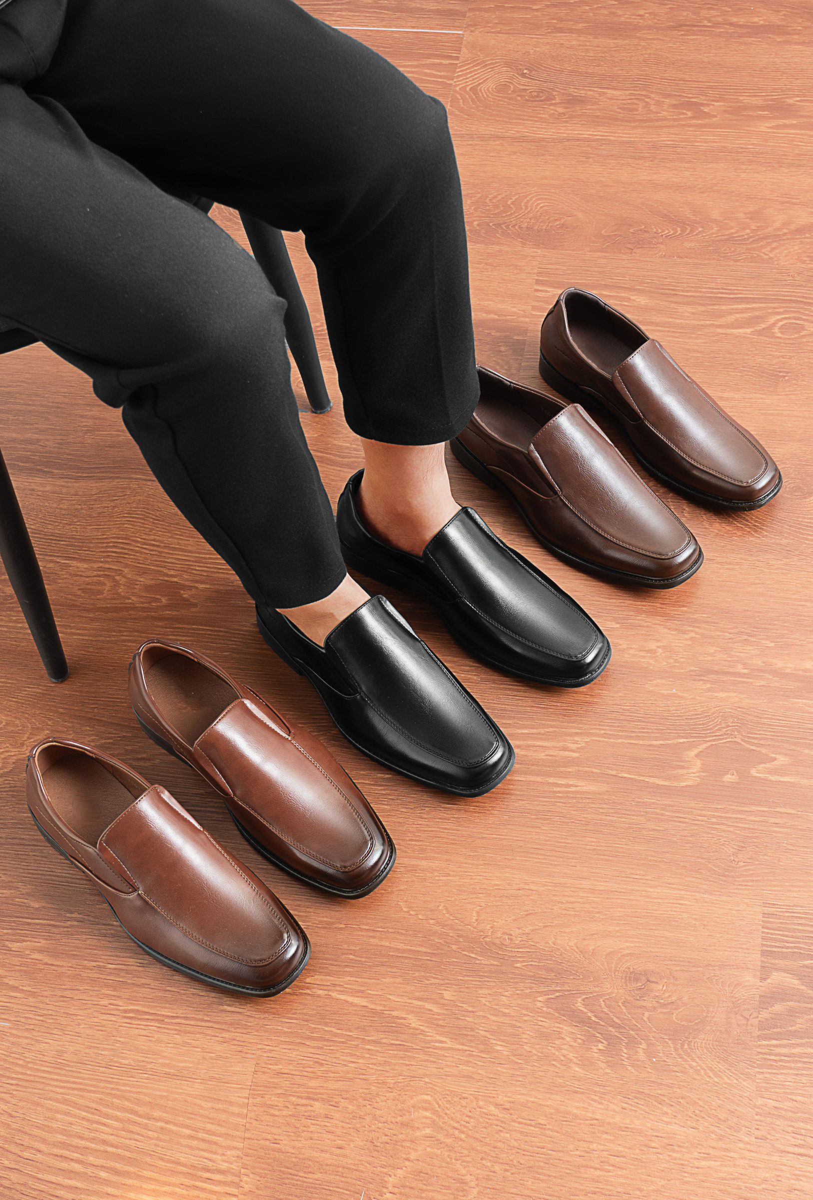 Wholesaler C'M Homme - Classic Smooth Slip-on Loafer