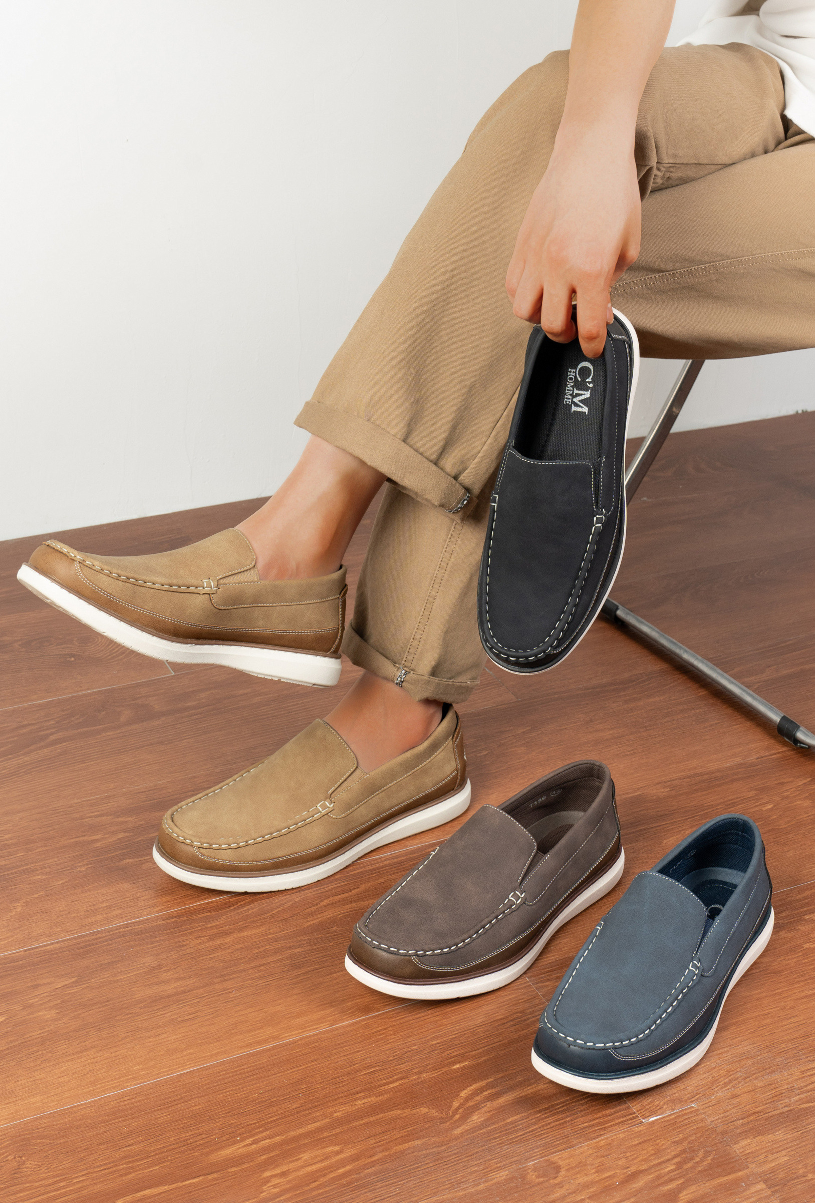 Grossista C'M Homme - Mocassini Uomo Slip On Comfort