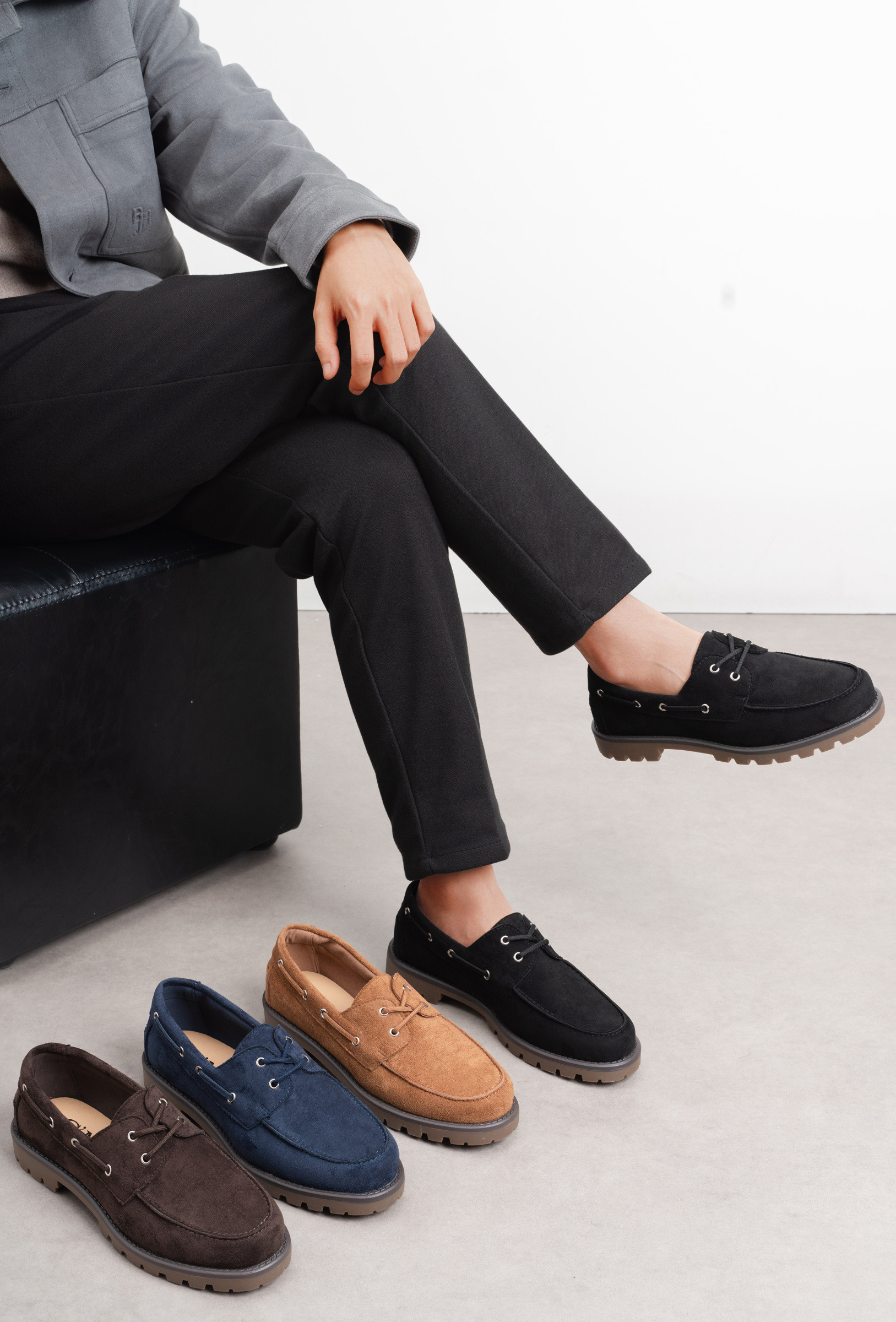 Wholesaler C'M Homme - Boat Shoes with Lug Sole Style