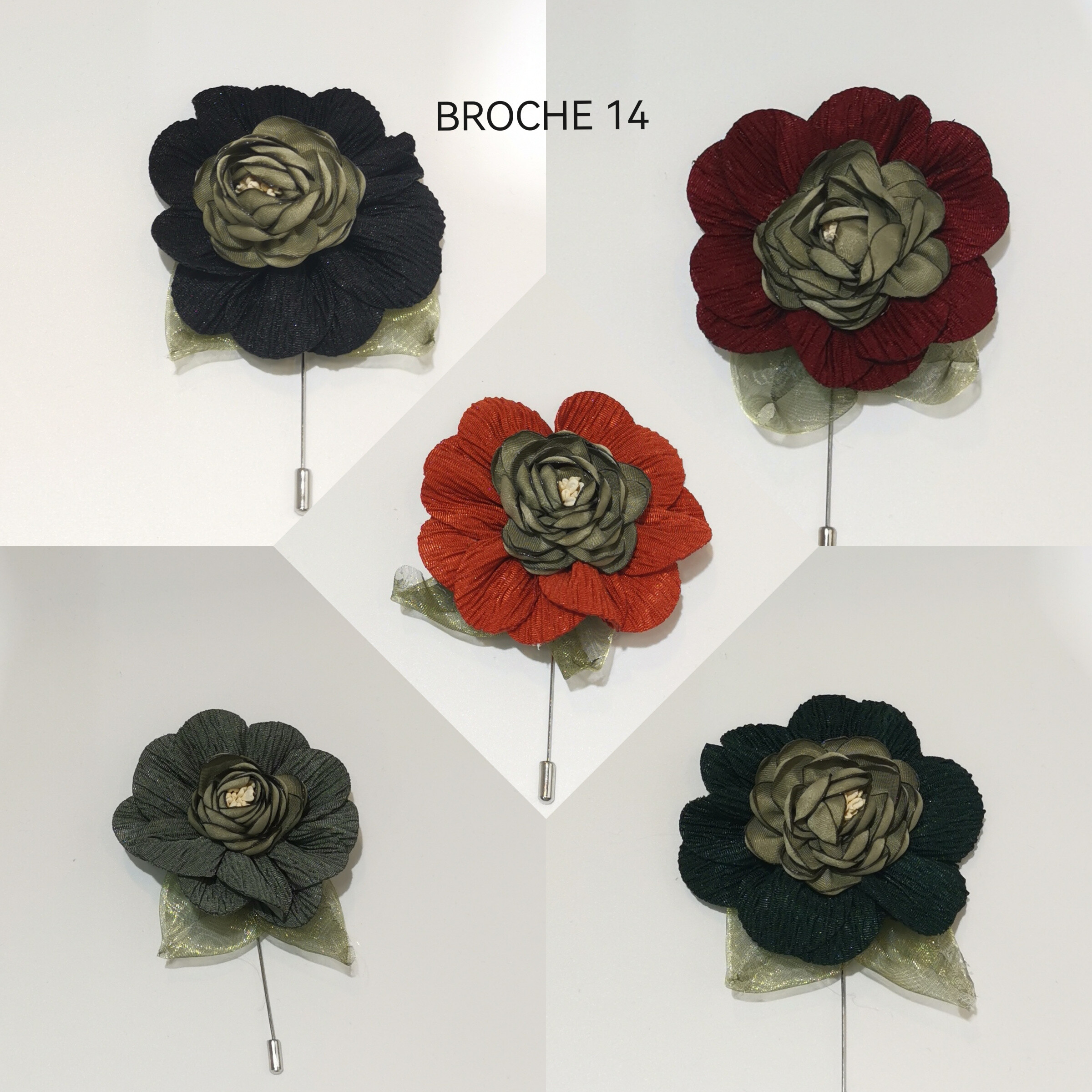 Grossiste C.S. MODE - Broche en fleur