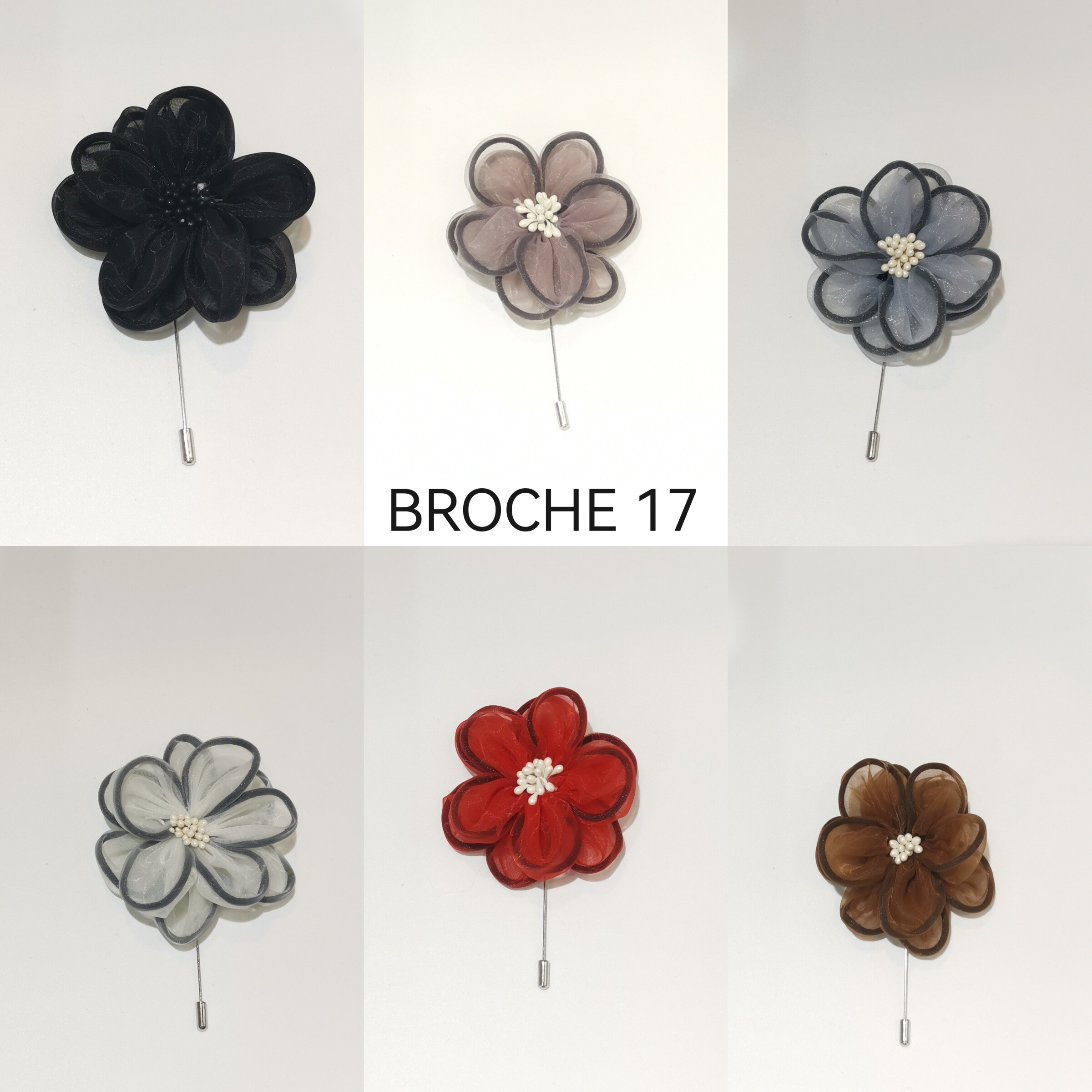 Grossiste C.S. MODE - Broche en fleur