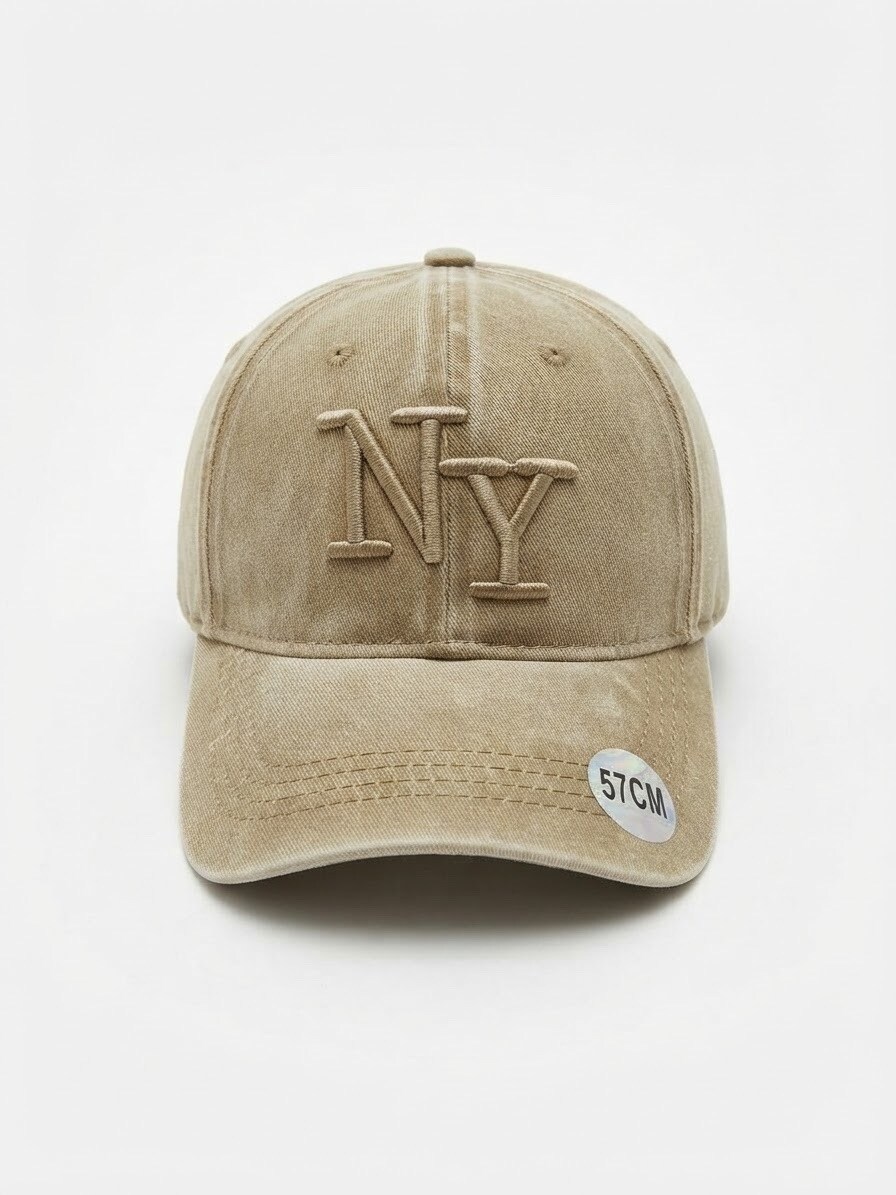 Grossiste Casquette NY - Casquette NY effet vintage gris